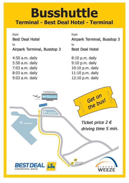 Best Deal Airporthotel Weeze Eksteriør billede
